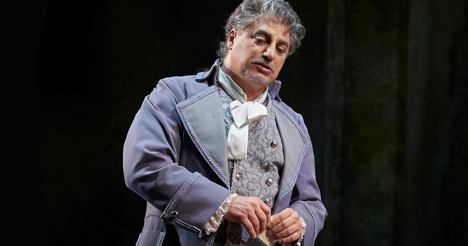 Il grande tenore argentino Josè Cura protagonista dell'Andrea Chénier di Umberto Giordano su Rai5
