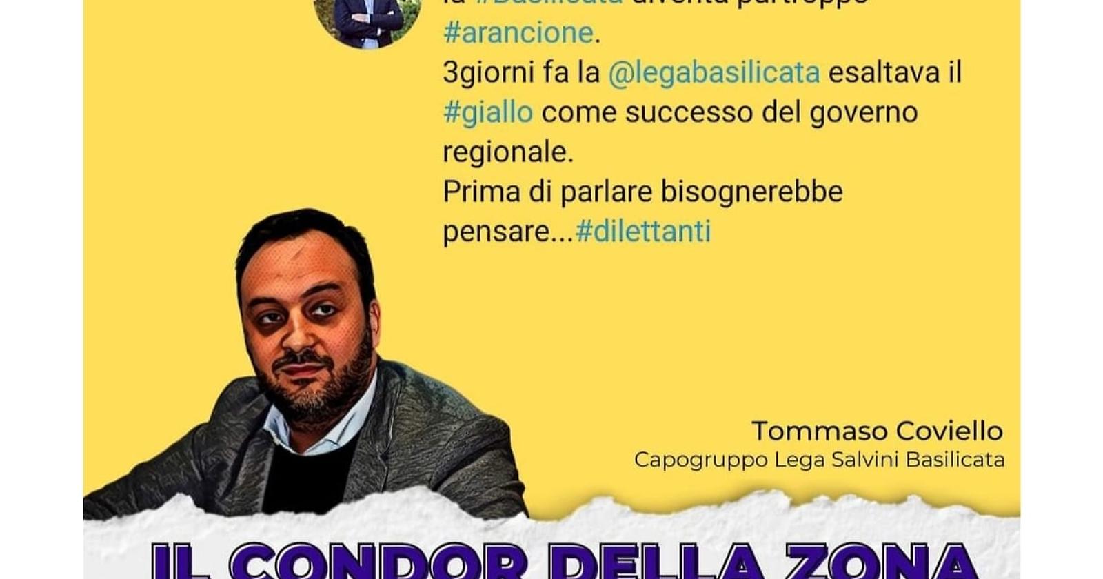 Il «condor della zona arancione» Polese punzecchia la Lega. Coviello a muso duro: «Sterili attacchi politici di una minoranza priva di argomenti»