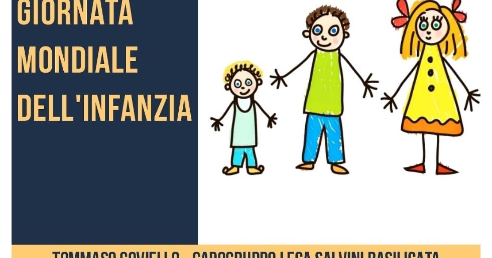 Giornata Mondiale dei diritti dell'Infanzia. Coviello (Lega): «In tempi di pandemia tra i diritti da tutelare c'è anche quello all'istruzione, con le difficoltà per circa un milione e mezzo di student