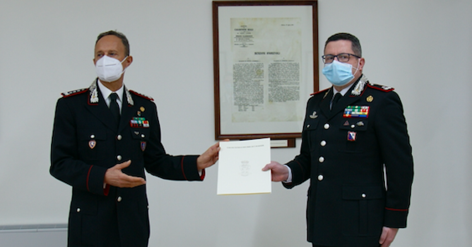 Carabinieri, il comandante della Brigata Ogaden premia in modo solenne la Legione Basilicata