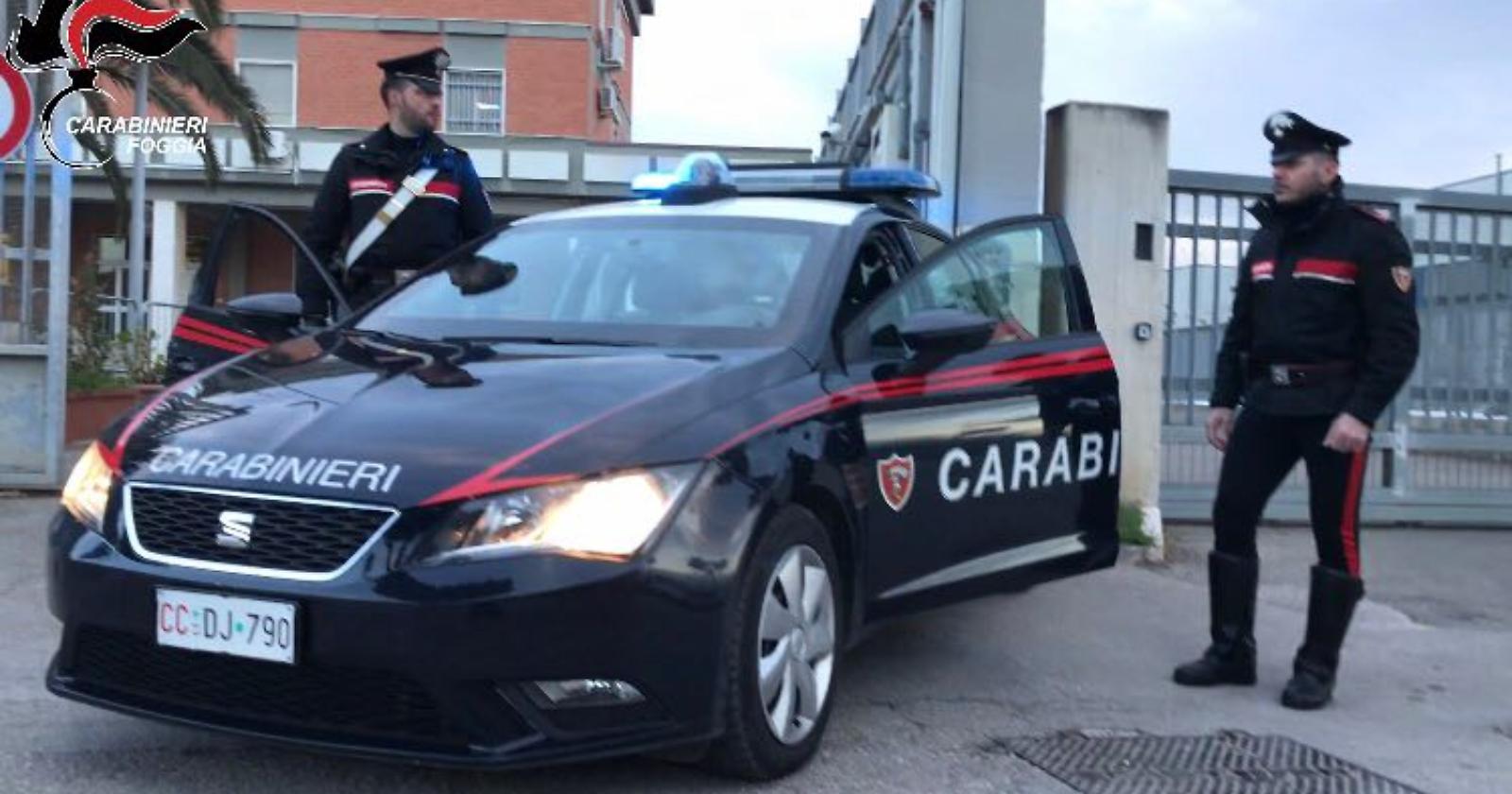 I Carabinieri di San Severo incastrano il ladro di telecamere