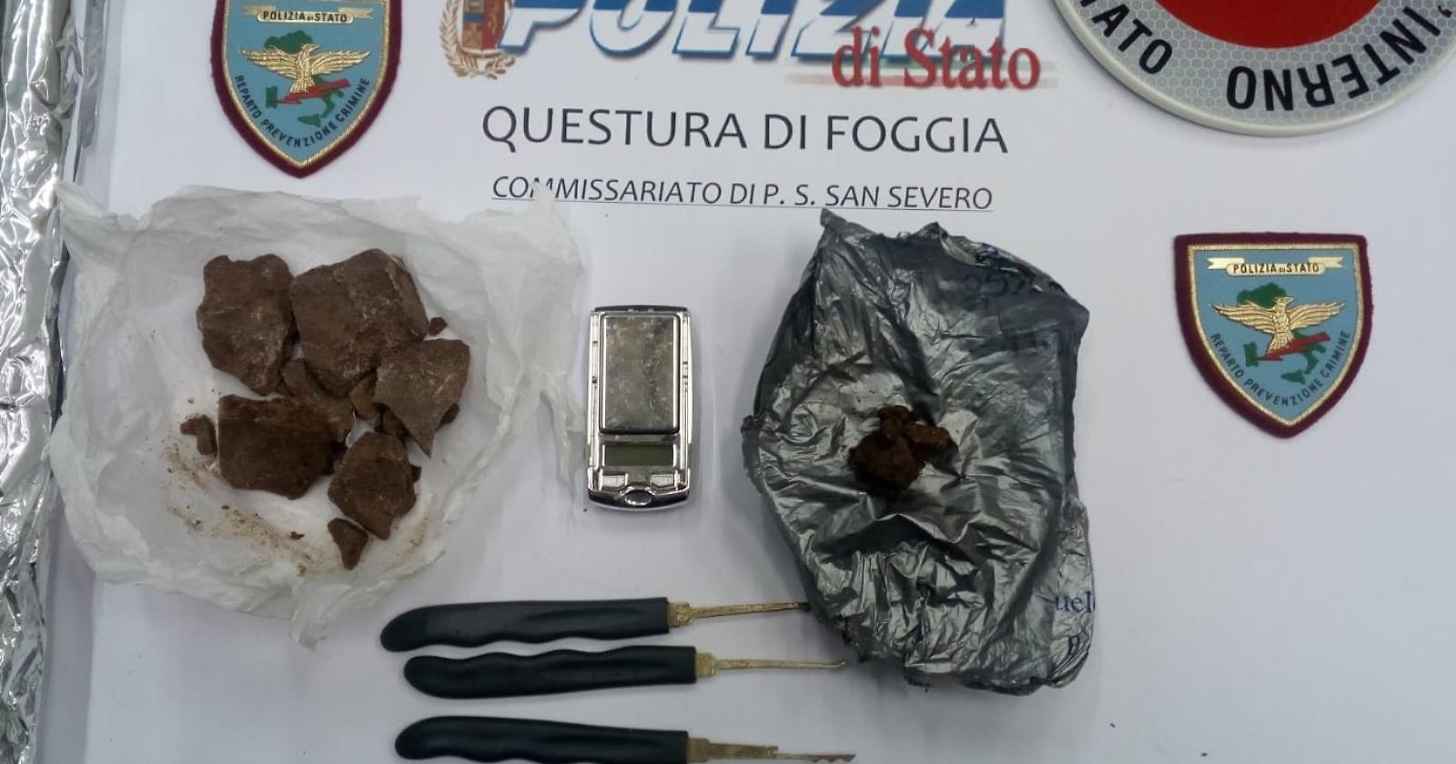 Da Potenza a San Severo per spacciare droga, vengono beccati dalla Polizia