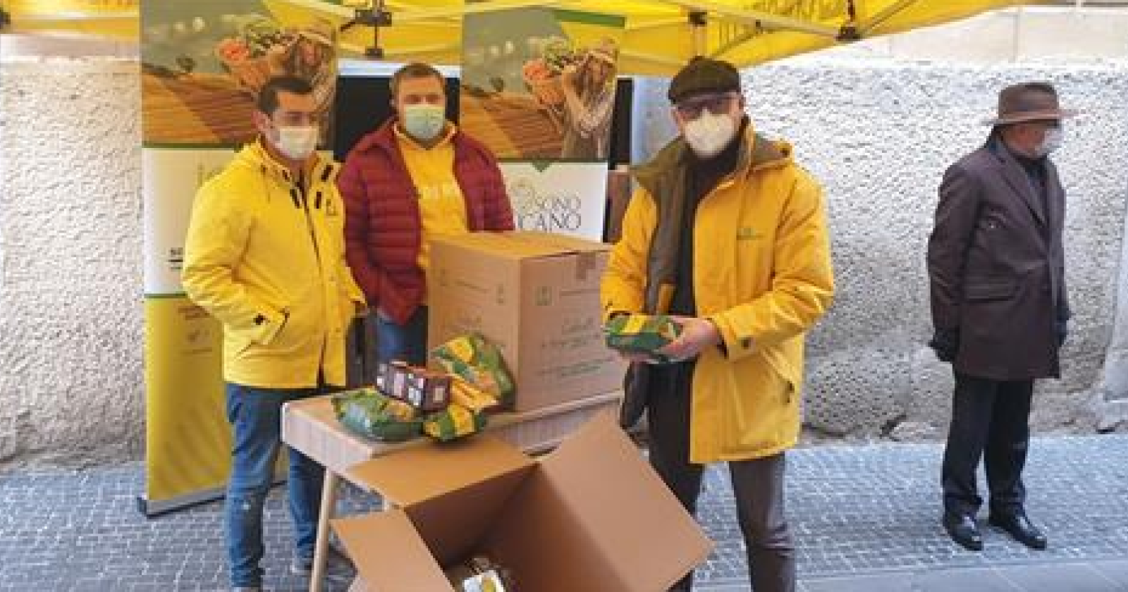 Potenza, da Coldiretti pacchi dono per i bisognosi
