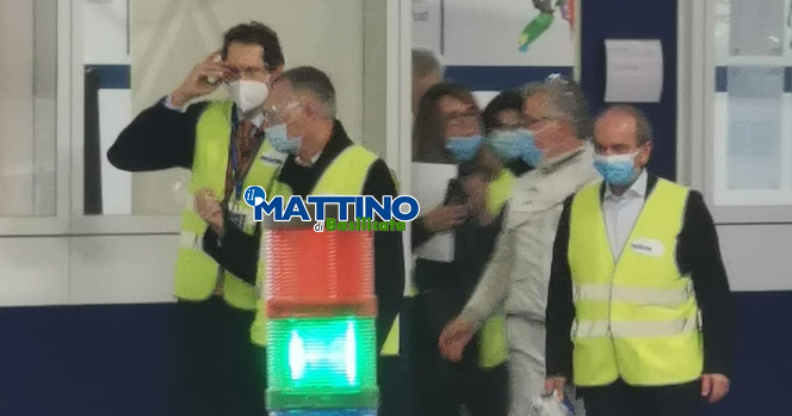 Tavares ed Elkann a Melfi per visitare lo stabilimento più grande d'Europa del nuovo gruppo Stellantis