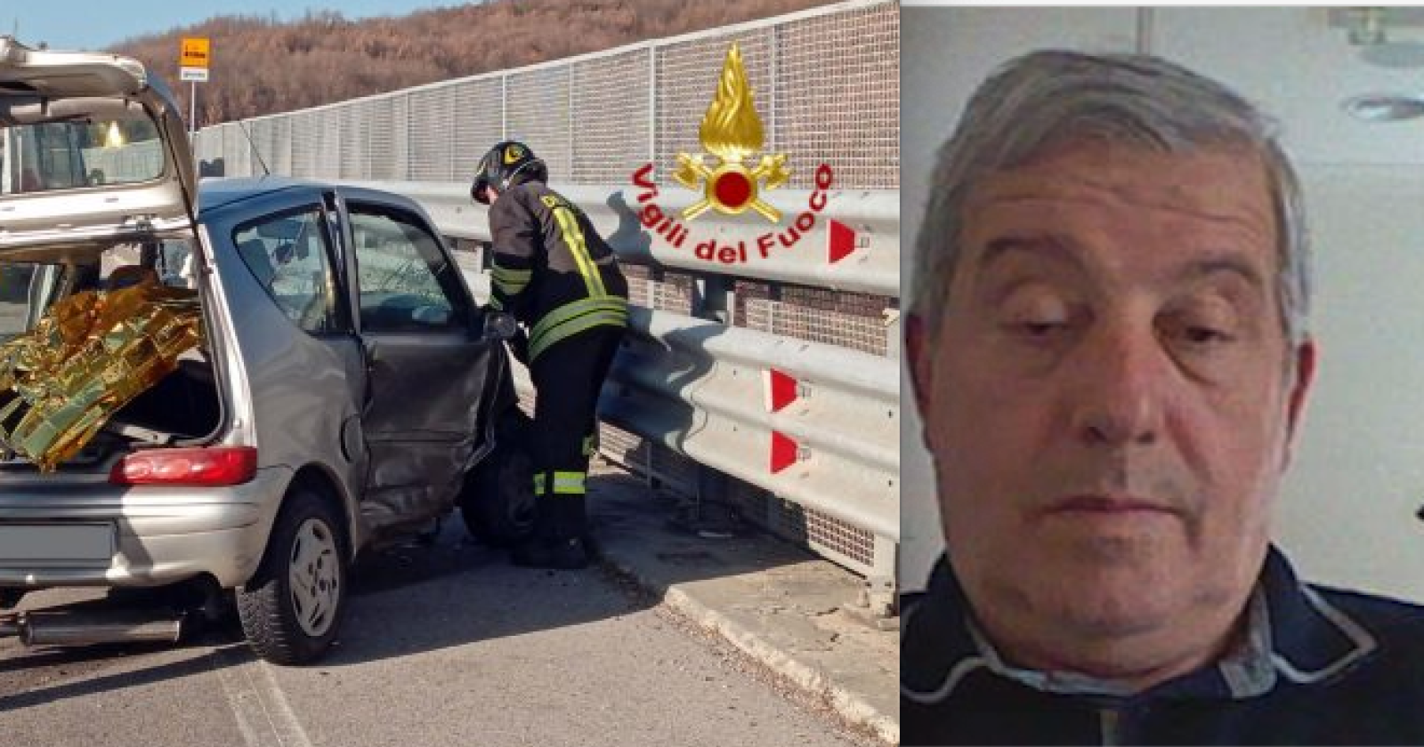 Incidente sulla Tito-Brienza: muore l'ex sindaco di Grumento Nova Luigi Rago