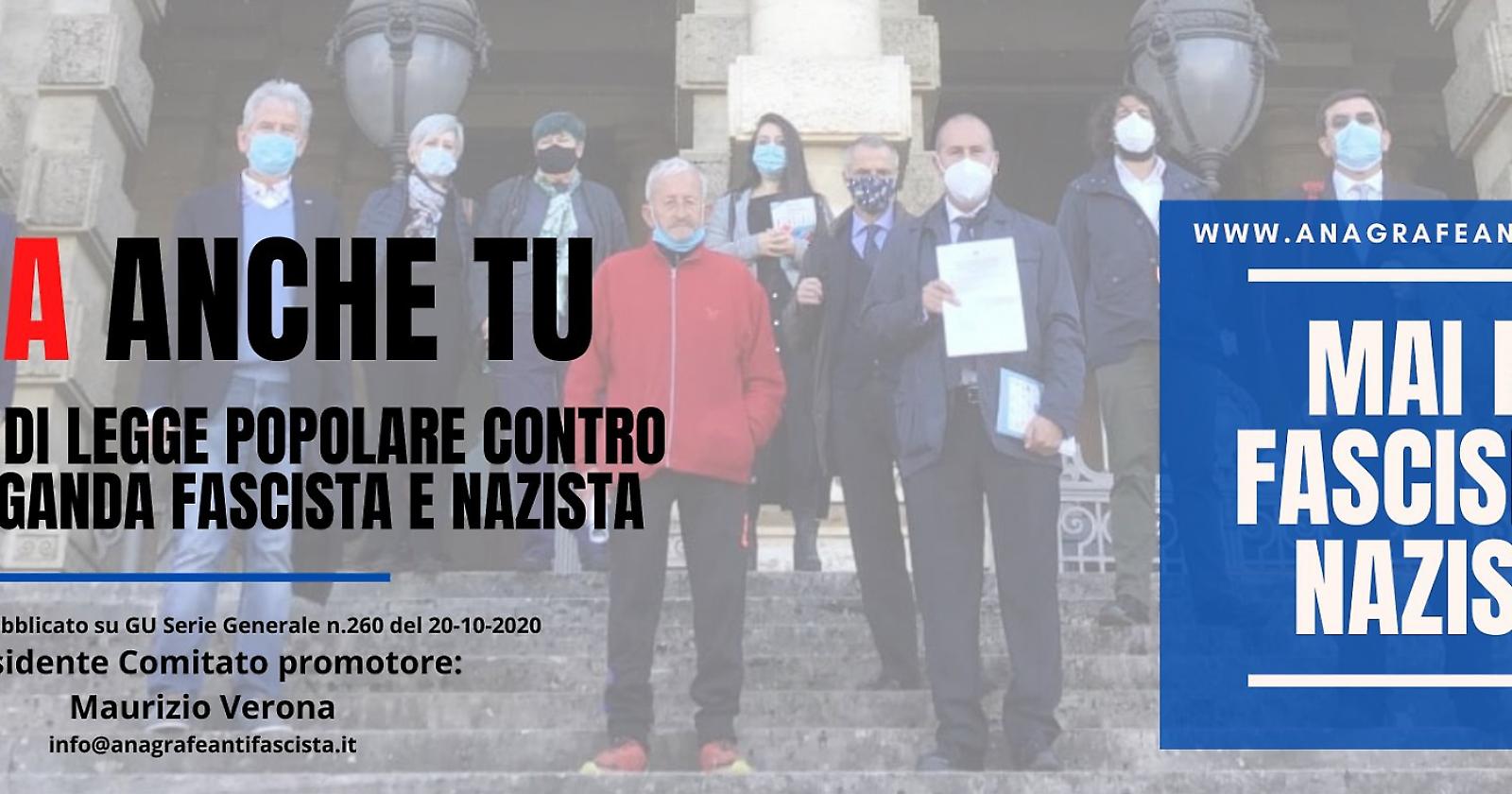 Da Bella una spinta per la legge antifascista