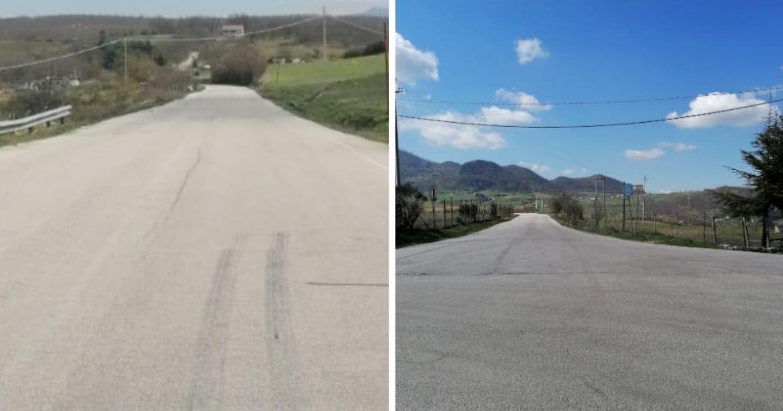 Vietri di Potenza: la segnaletica fantasma sulla strada comunale "Prima Cugni"  