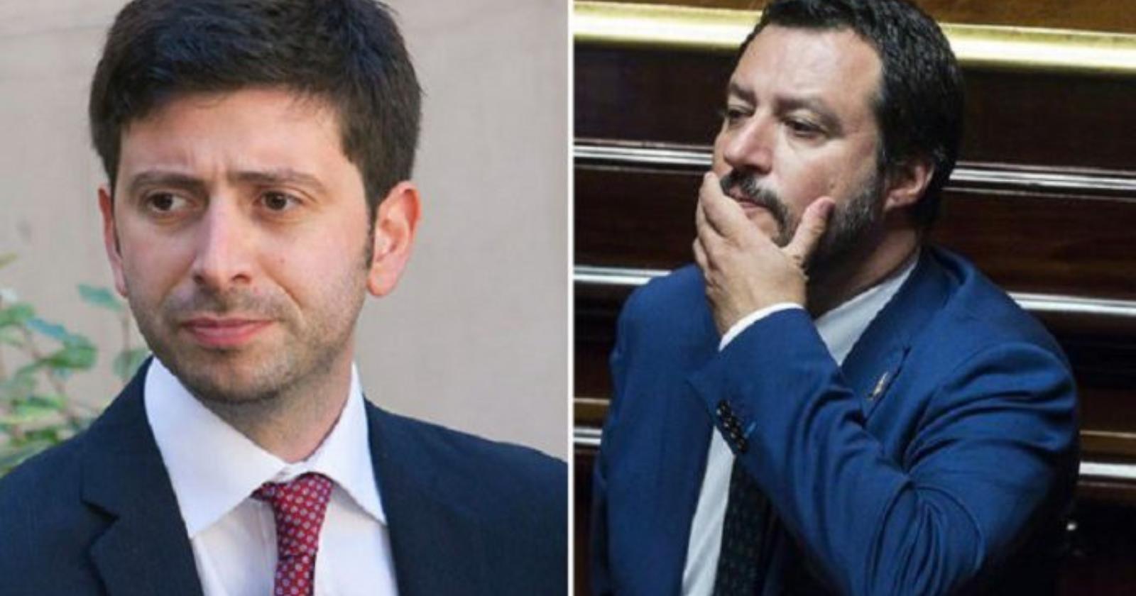 Salvini in pressing su Speranza: «Non capisce il dramma di partite Iva e lavoratori autonomi»