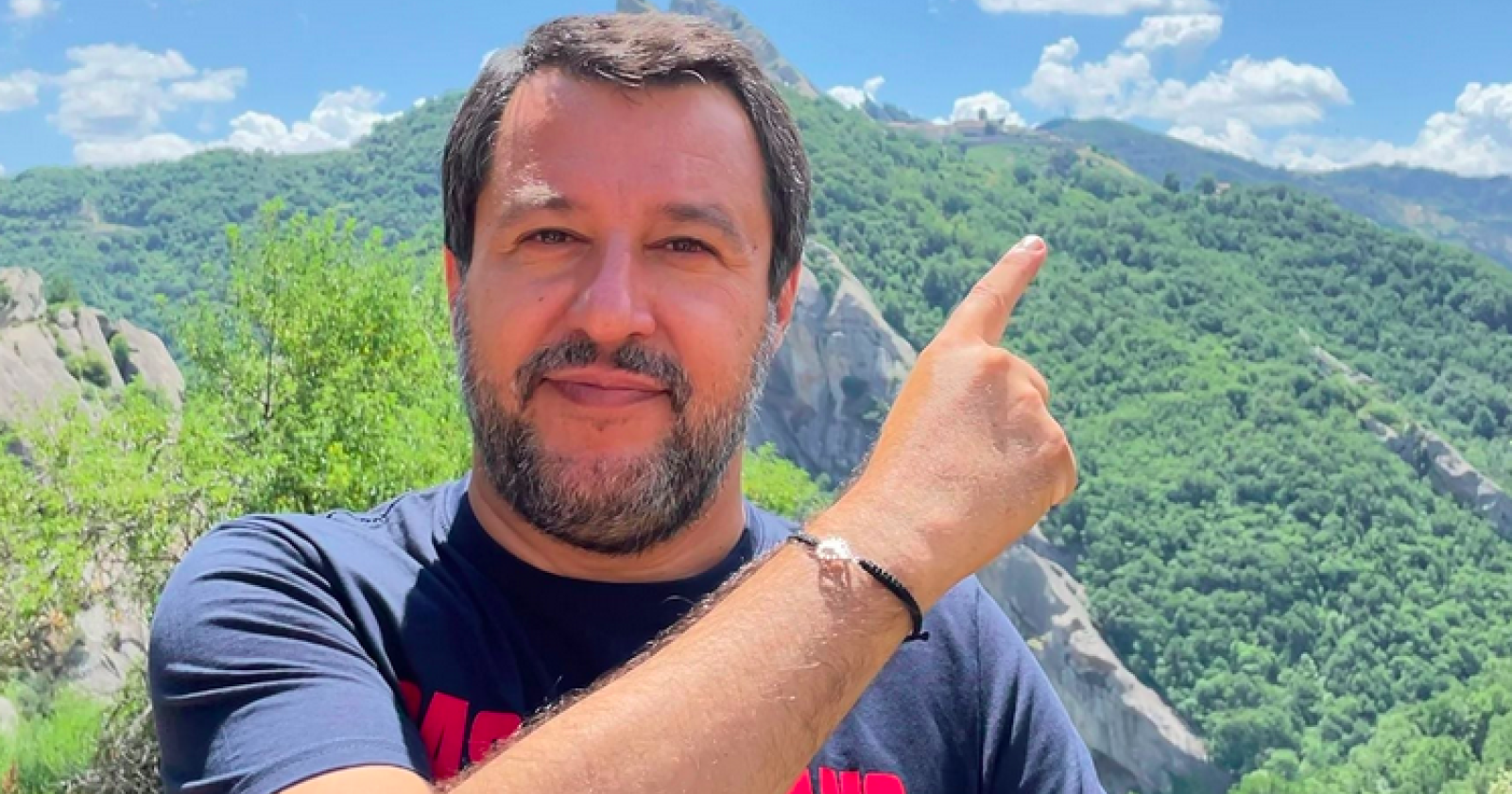 Castelmezzano, Volo dell'angelo per Matteo Salvini
