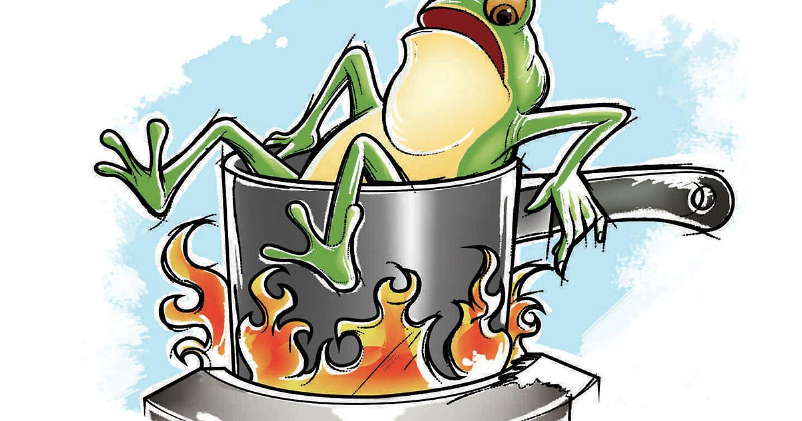 È a pranzo che si fa la rivoluzione, disse la rana che finì bollita