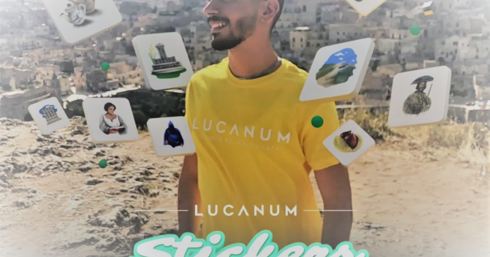 Ecco i nuovi Stickers Lucanum per promuovere la Basilicata. Da Vietri a ad Aliano sbarcano su WhatsApp e iMessage