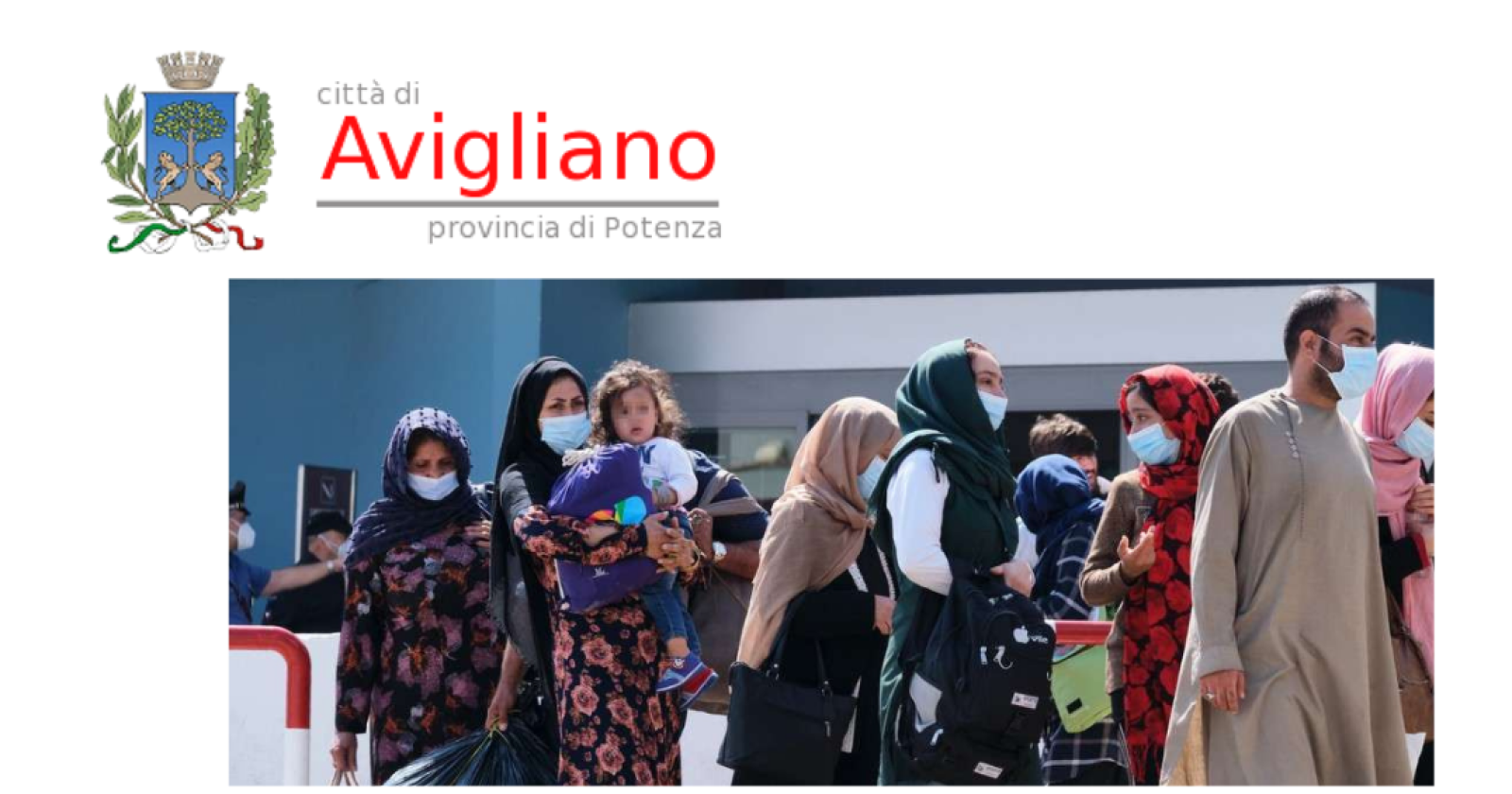 Avigliano nel segno dell'accoglienza apre le porte ai profughi afgani, il sindaco Mecca: «Onoriamo valori universali»