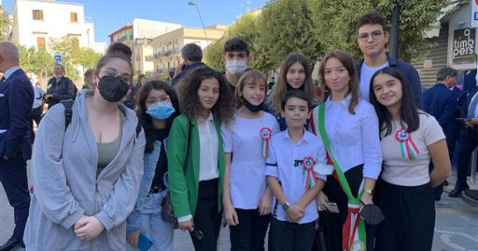 Il futuro giovane di Di Vagno morto per la libertà, Mattarella al consiglio comunale dei ragazzi di Conversano: «Mai dimenticare»