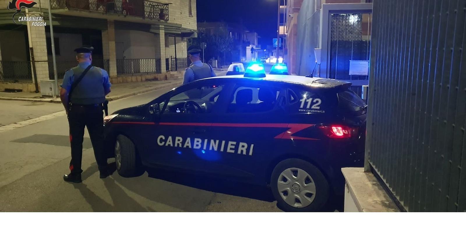 Arrestato a Stornara un pericoloso latitante di Cerignola ricercato con l'accusa di omicidio di un maresciallo dei Carabinieri a Pescara