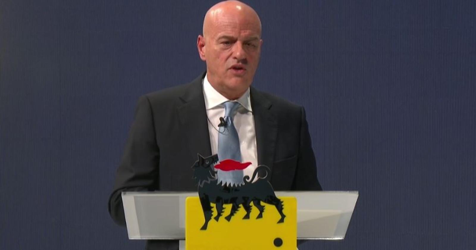 Eni. Parla l'Ad Descalzi: «Puntiamo alla leadership sui prodotti decarbonizzati»