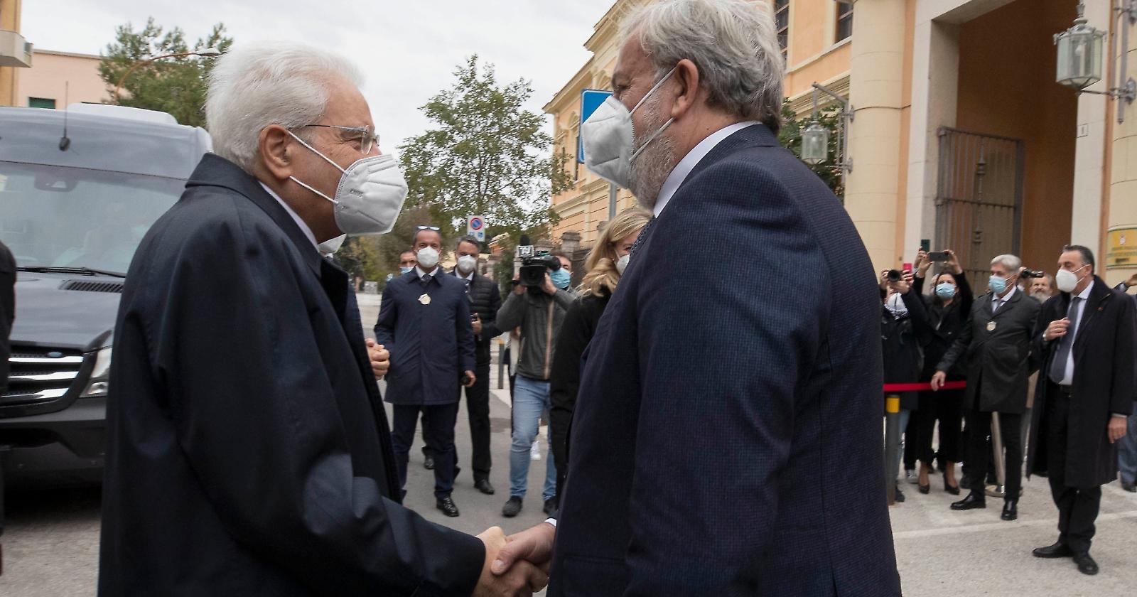 La promessa di Emiliano a Mattarella: «Staremo vicini a UniFg e a Foggia»