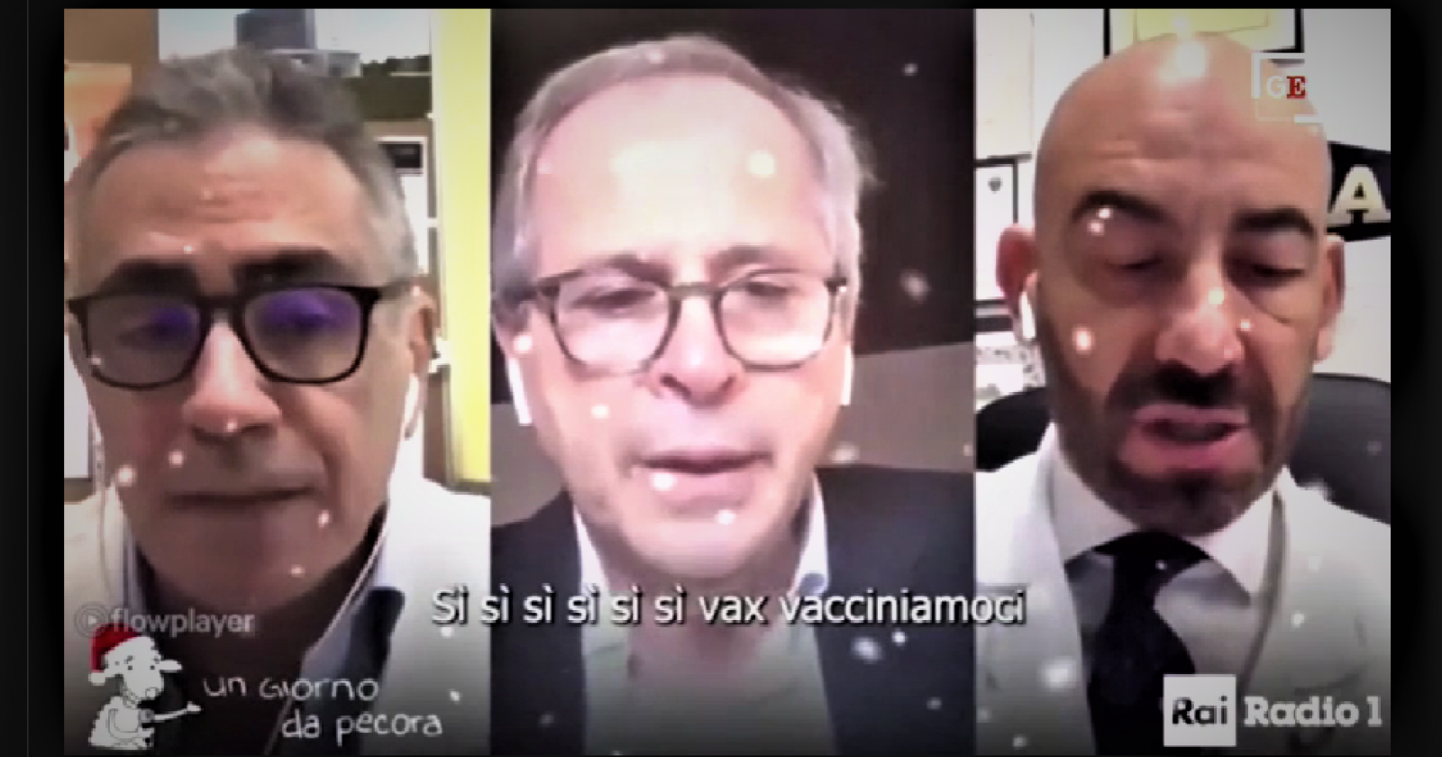 "Sì Sì Vax", per la canzone di Natale del 'Trio Virologi' è valanga di insulti social: «Buffoni, è questa la scienza?»