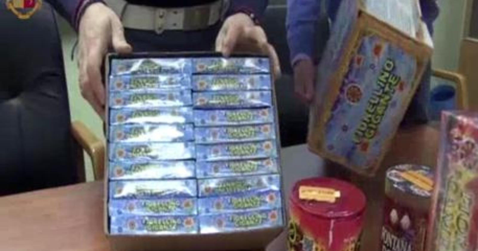 Botti: maxi sequestro da 60 kg a Potenza. Denunciato un commerciante cinese