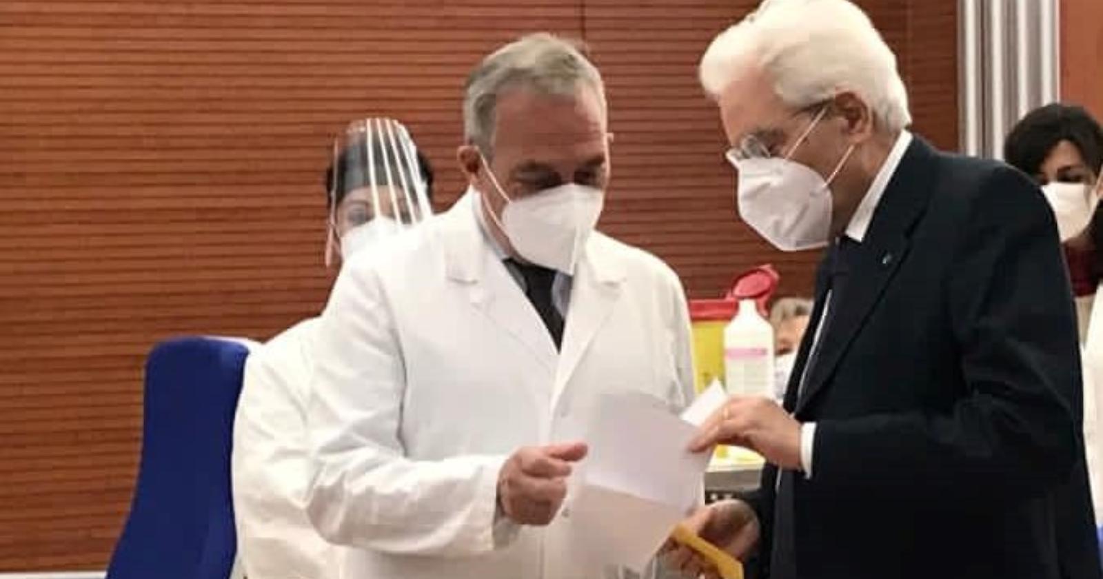 Dallo Spallanzani il messaggio di ottimismo di Vaia: «Ridare la voglia di vivere ed un impulso all'economia»