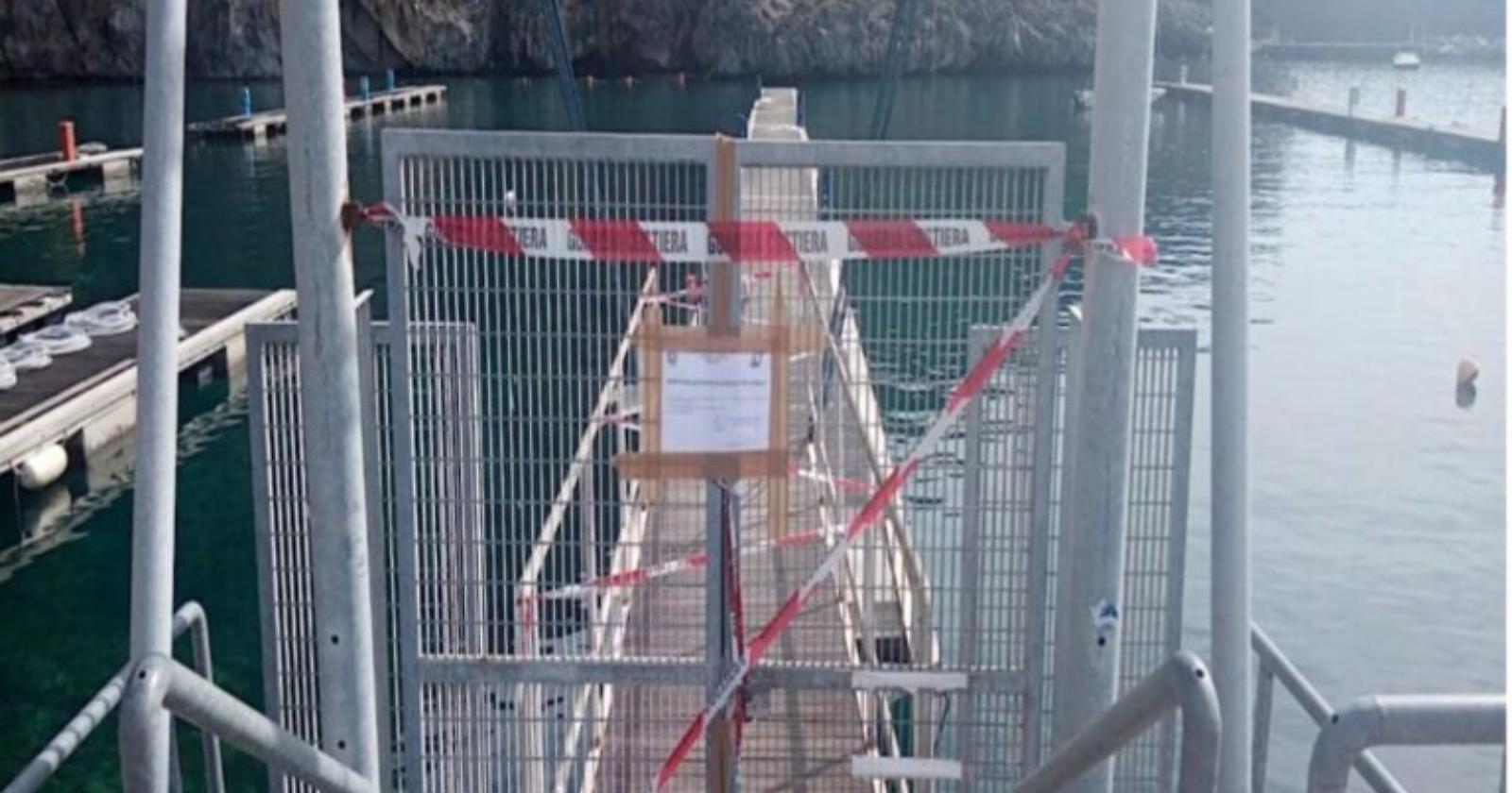 A Maratea preoccupa il Pontile sotto sequestro: l'allarme dei pescatori e del Consorzio turistico
