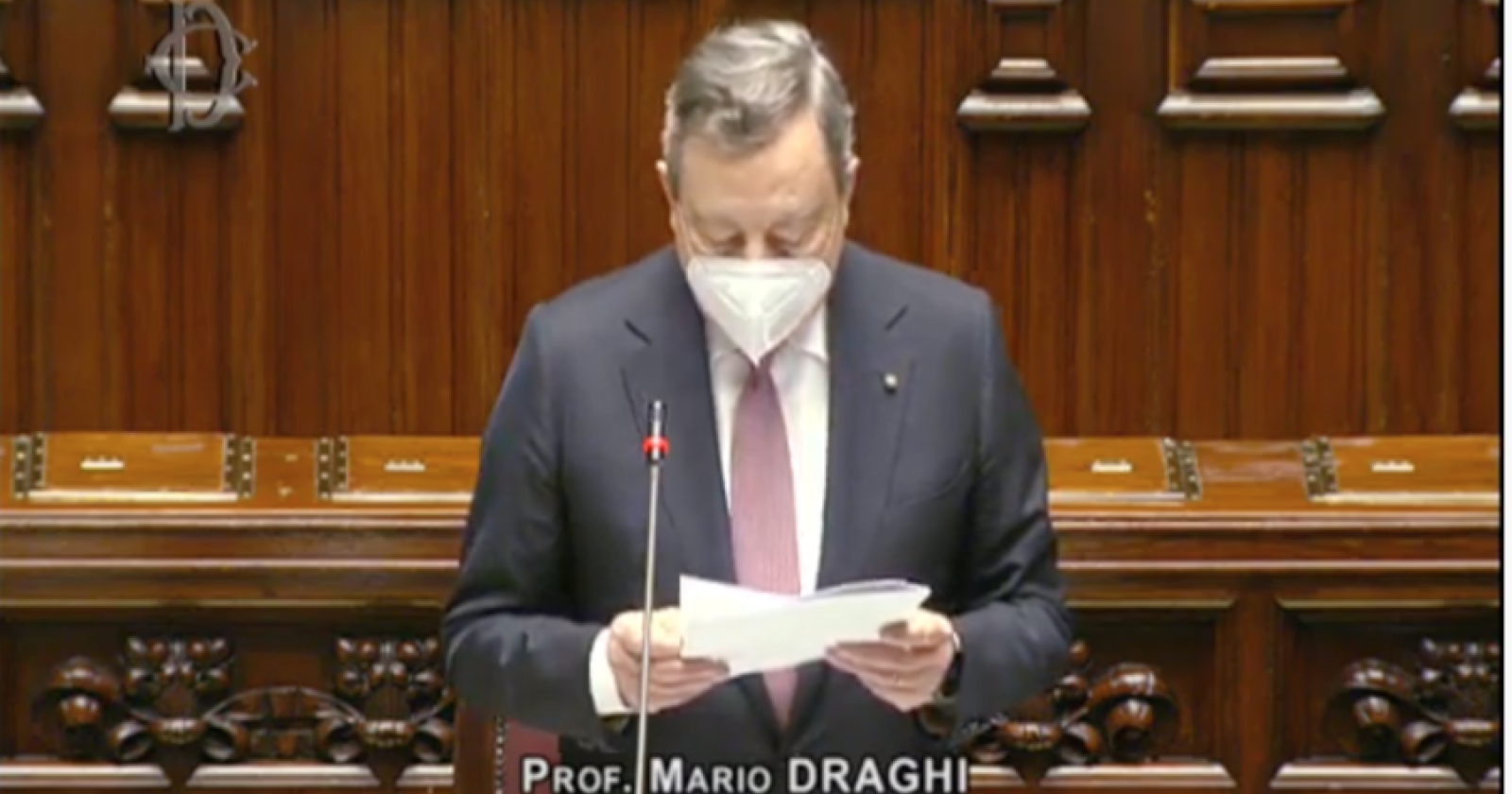 L'informativa di Draghi: «L'Ambasciata italiana a Kiev è aperta e pienamente operativa»