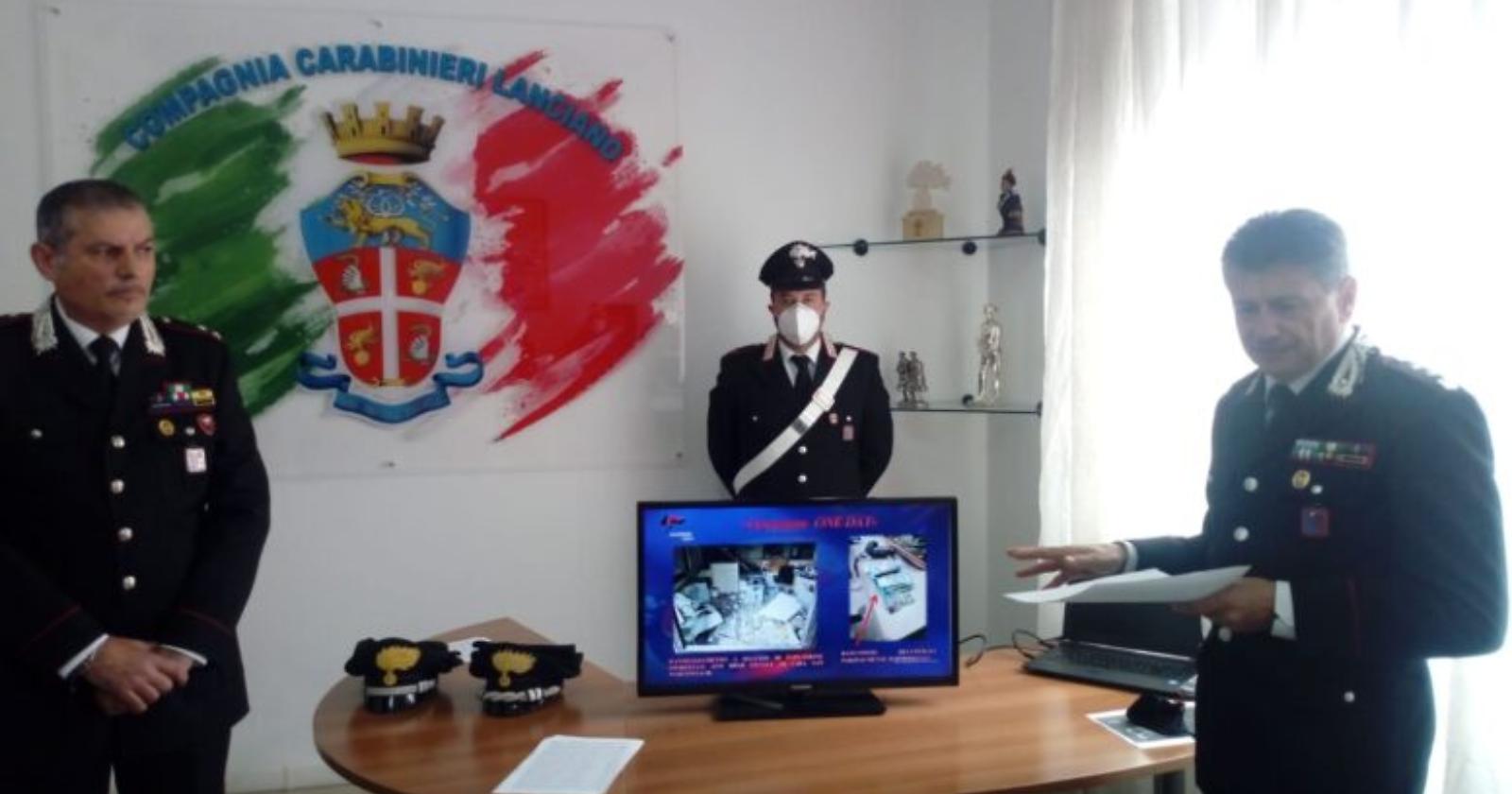 I Carabinieri di Lanciano incastrano la banda dell'assalto al bancomat di Fara: sono di Cerignola, Stornara e Orta Nova