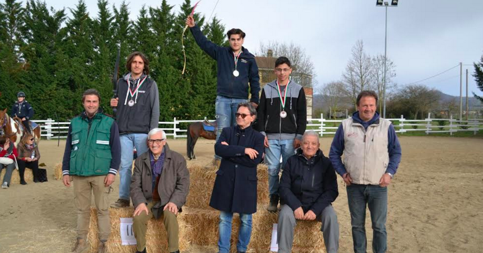 Gara di tiro con l'arco alla Valle dei cavalli di Atella