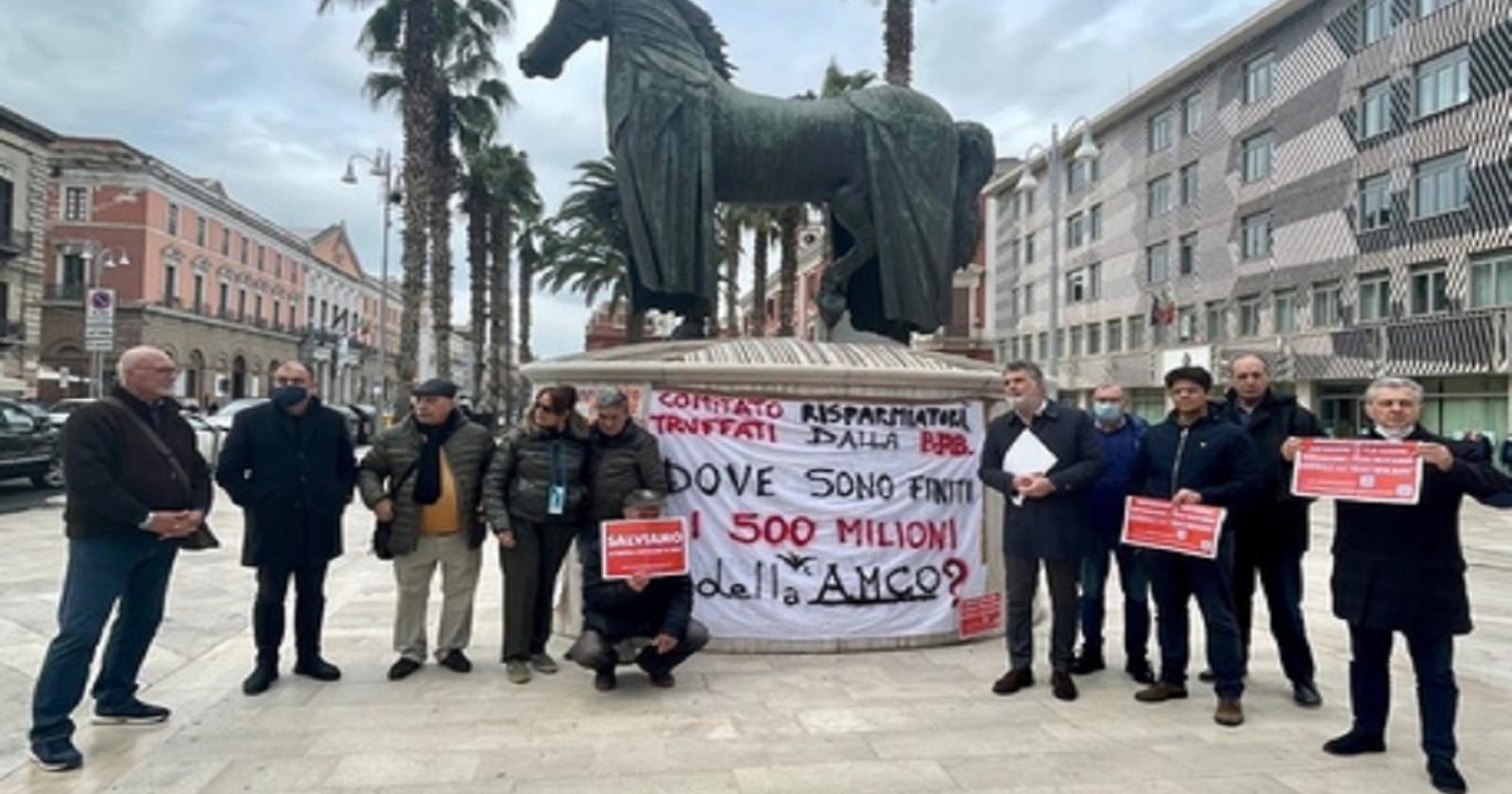 Popolare di Bari: gli azionisti si ritengono truffati e chiedono i ristori alla Regione Puglia 