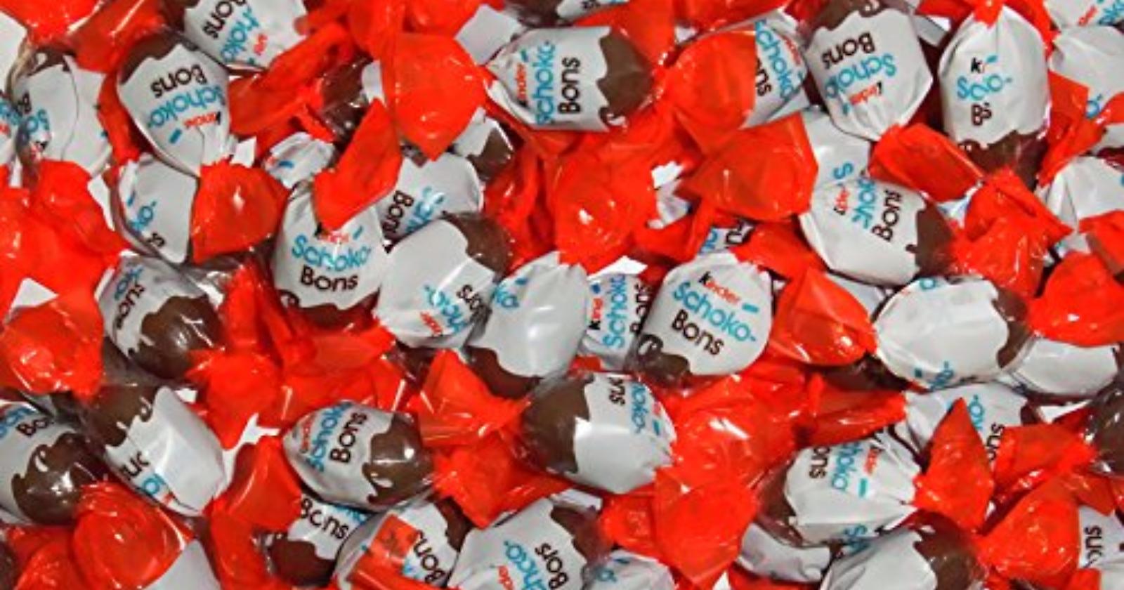 Rischio salmonella: Ferrero ritira anche in Italia i lotti Kinder Schoko Bons prodotti in Belgio