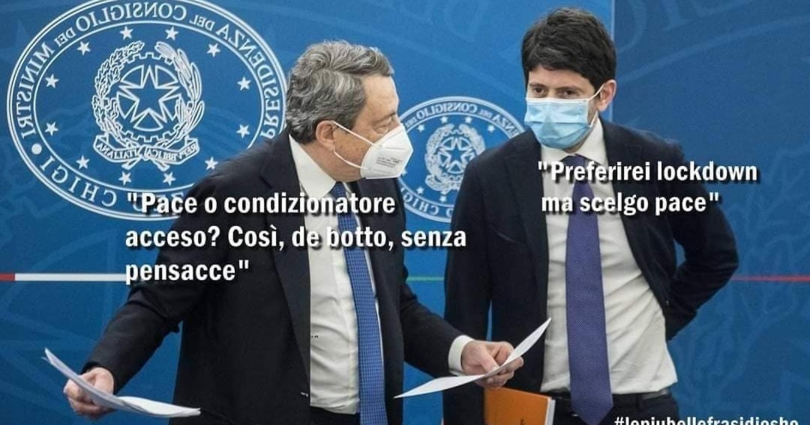 Le più belle frasi di Osho, Palmaroli punzecchia Speranza: «Preferirei un lockdown ... »