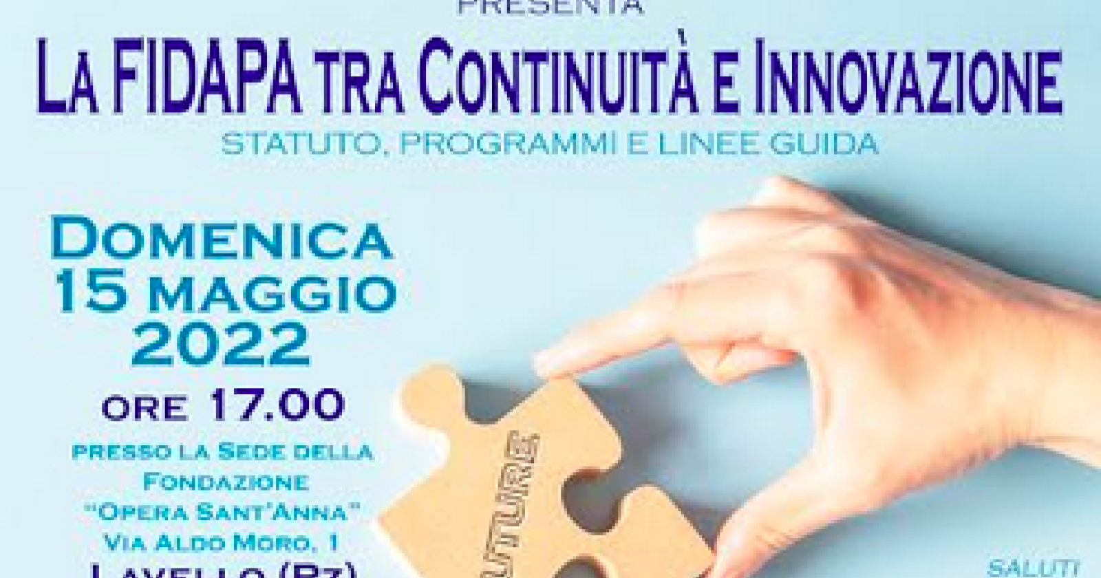Lavello, la Fidapa investe sulla persona: «Continuità e innovazione»