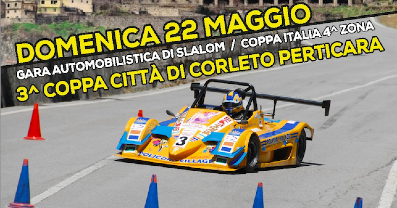 Motori a tutto gas il 22 maggio a Corleto Perticara per la 19esima Challenge interregionale di slalom