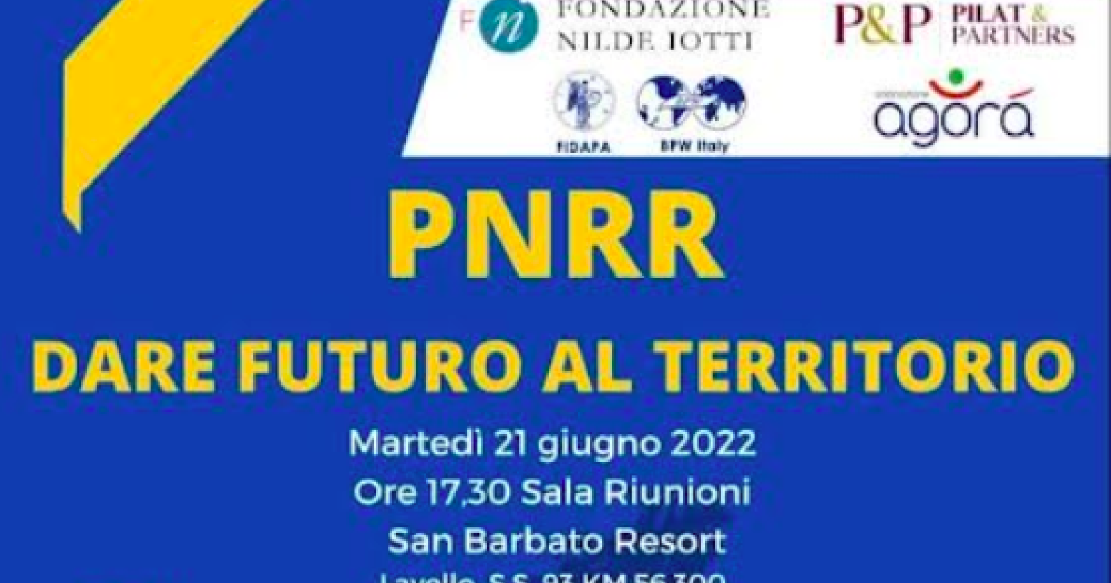 Pnrr, «futuro al territorio»: si parte da Lavello
