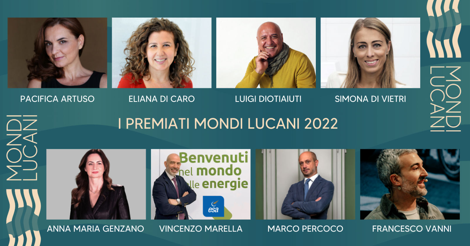 A Matera il Premio Mondi Lucani 2022 giunto alla quarta edizione: ecco i nomi dei premiati