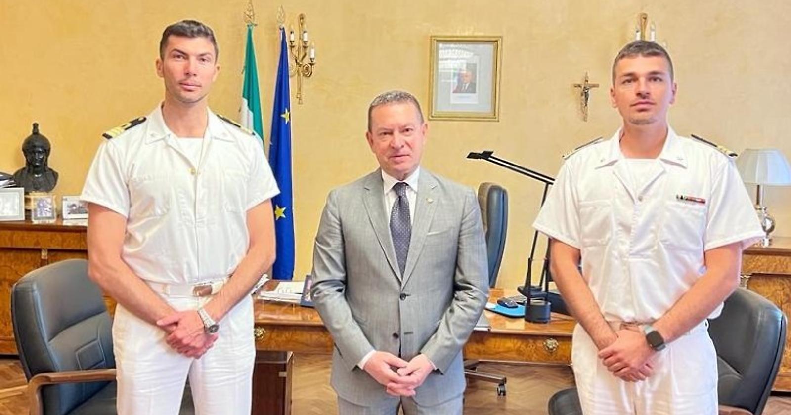 Il Prefetto di Potenza ha ricevuto il nuovo Comandante dell’Ufficio Marittimo di Maratea