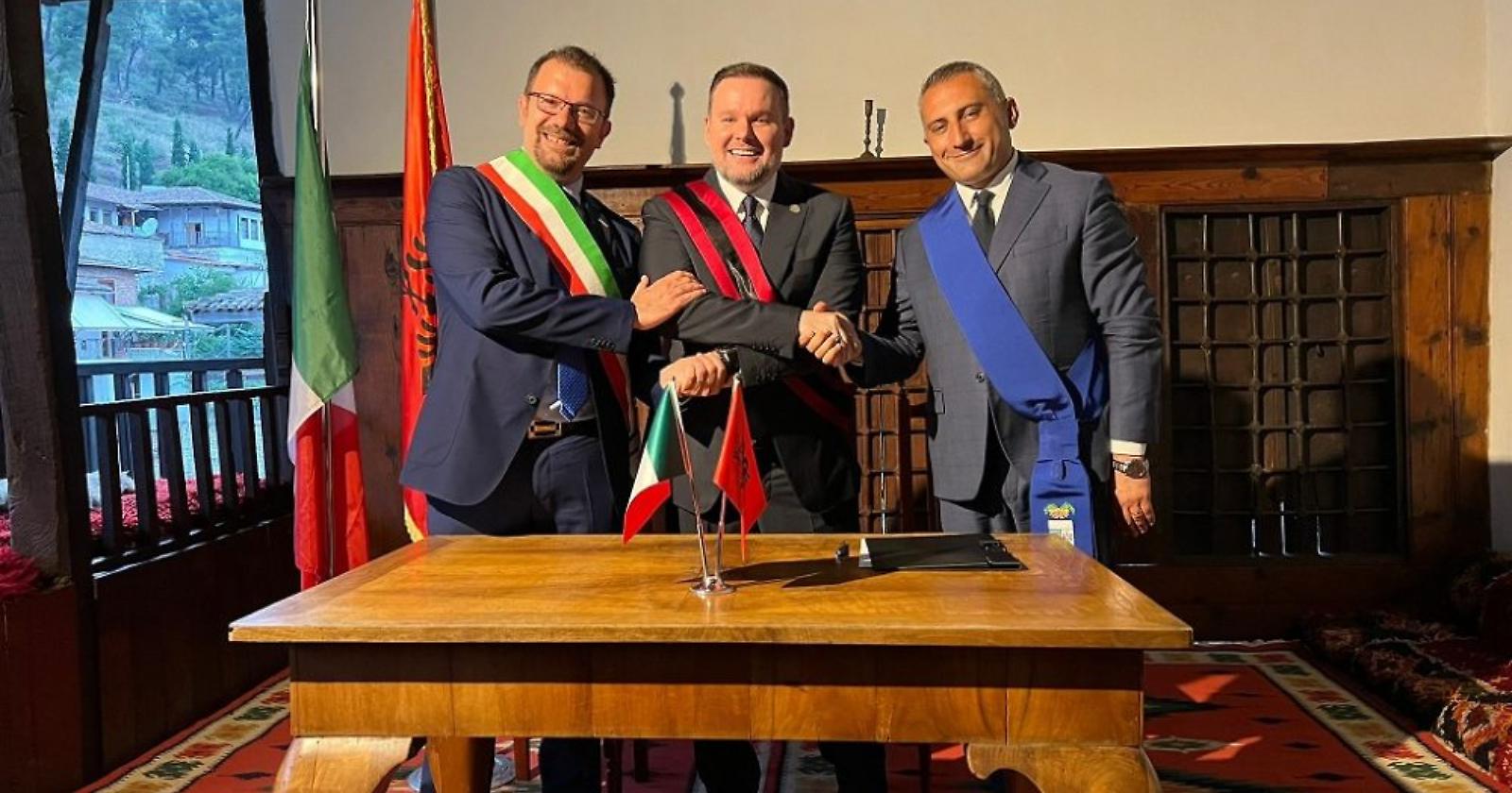 Siti Unesco: Bennardi e Marrese firmano il protocollo di Intesa con il Presidente albanese Meta