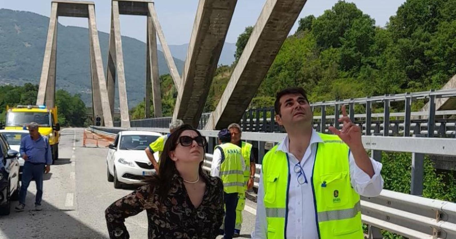 Raccordo Sicignano-Potenza, sopralluogo di Merra: "Entro l’estate 5 cantieri completati"