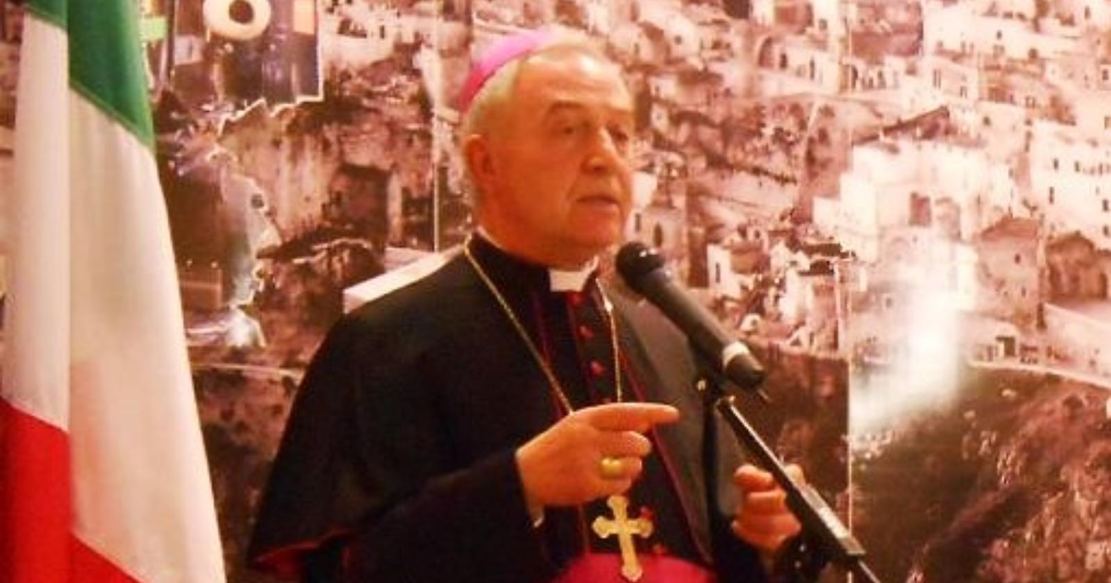 50 anni di sacerdozio per monsignor Ligorio, gli auguri del presidente Bardi 