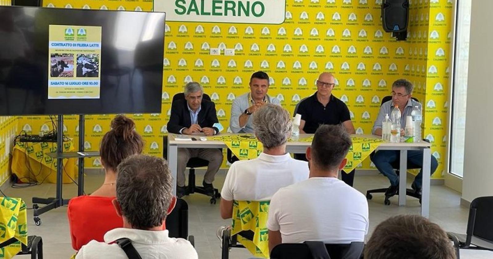 Filiera del latte,  partnership tra Coldiretti Campania e Basilicata a sostegno delle aziende