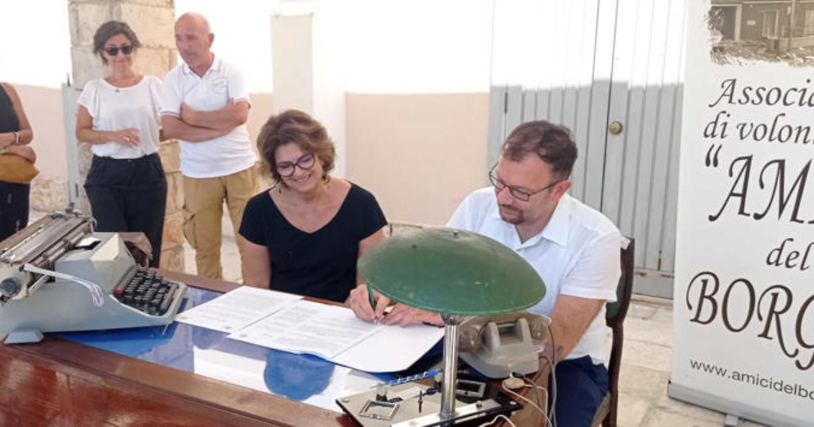 Firmata l'intesa tra il Comune di Matera e la Fondazione "Adriano Olivetti"