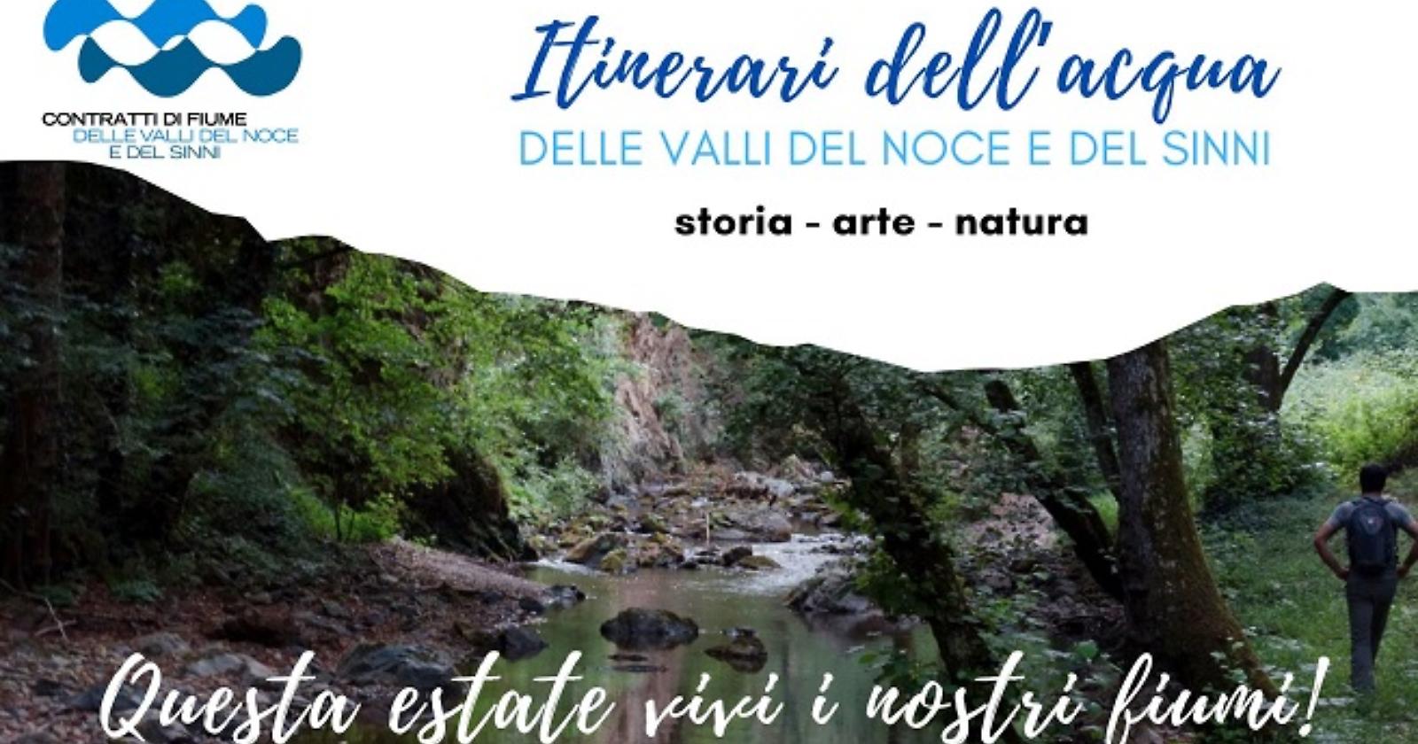 Itinerari dell’acqua, ecco la campagna social dei Contratti di Fiume per scoprire Noce e Sinni