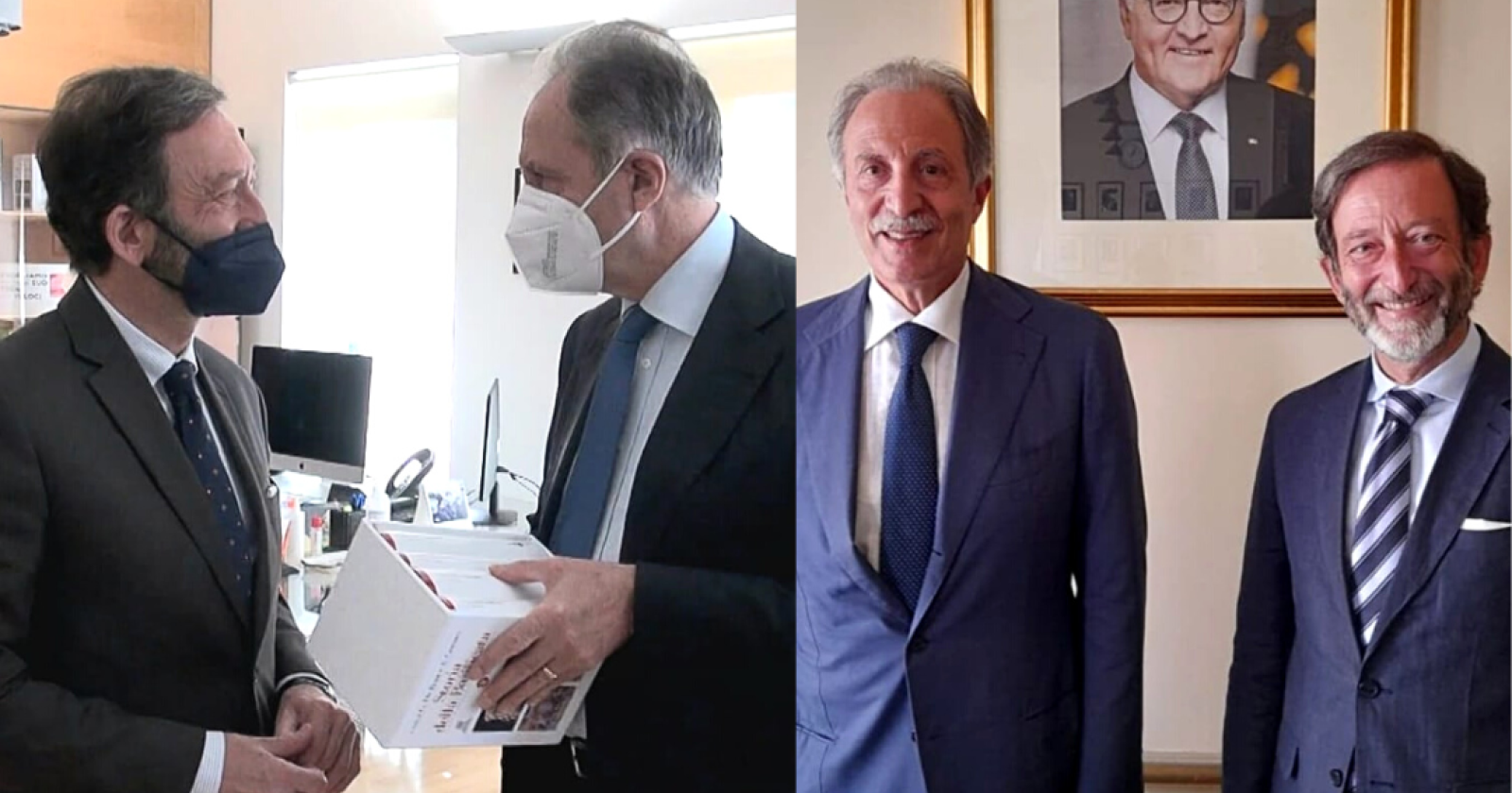 Bardi ricambia la visita all'ambasciatore tedesco Elbling e rilancia l'invito nella Città dei Sassi