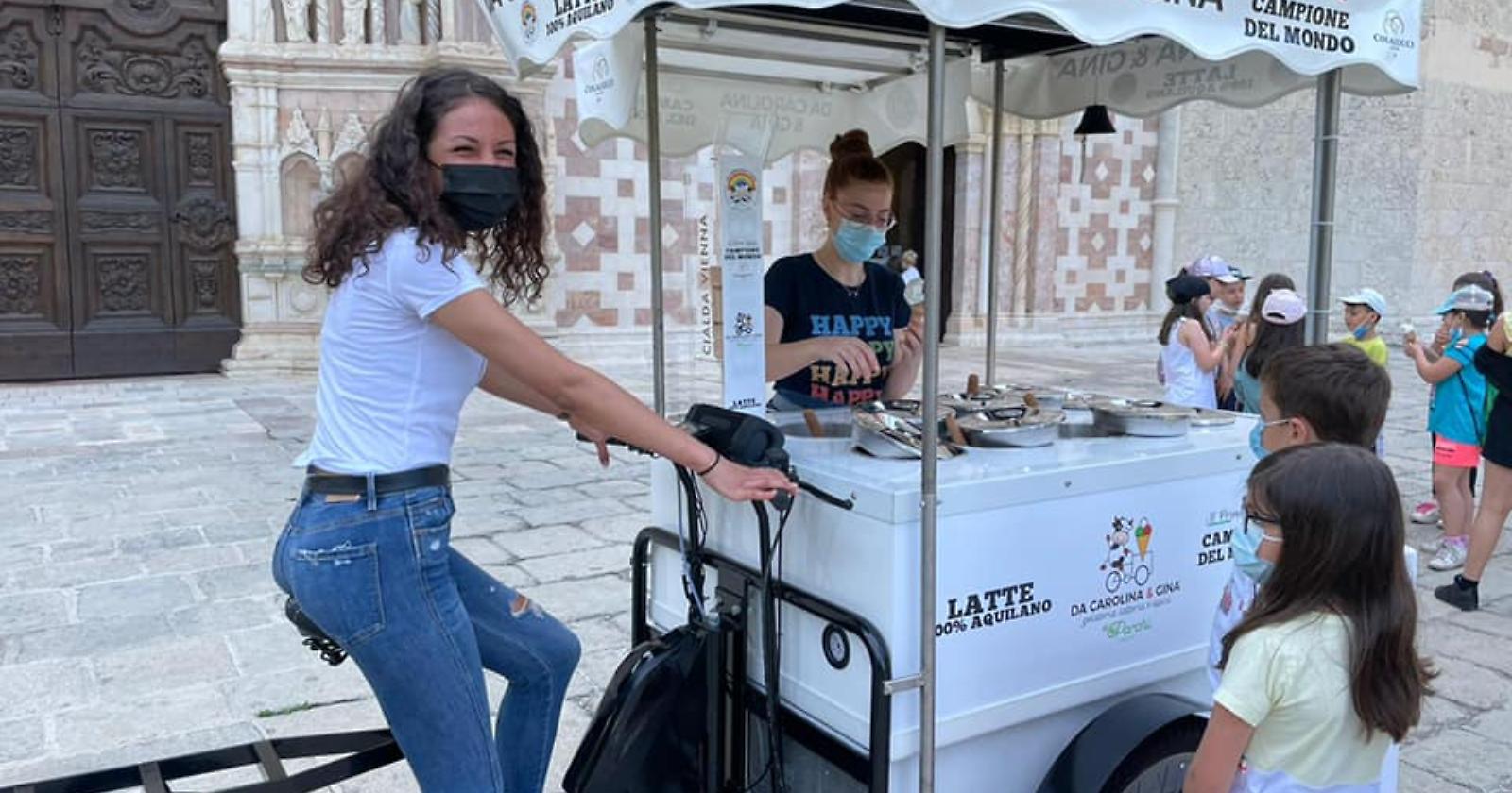Da "Carolina e Gina" il gelato della Perdonanza  per Papa Francesco che arriva a L'Aquila