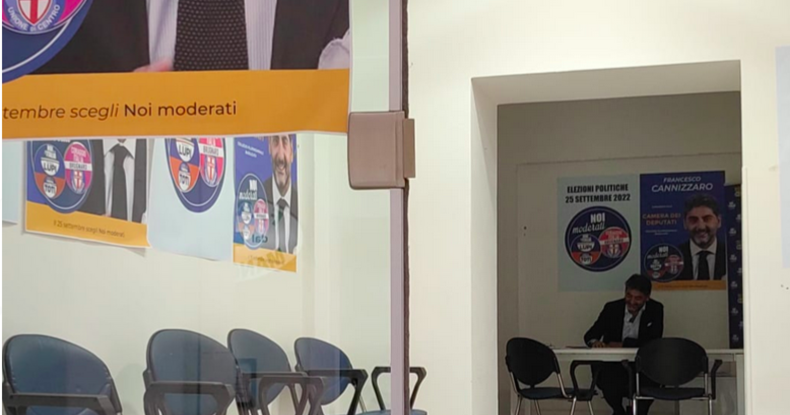 Cannizzaro inaugura il comitato elettorale: «Noi moderati, una casa per tutti i liberali»