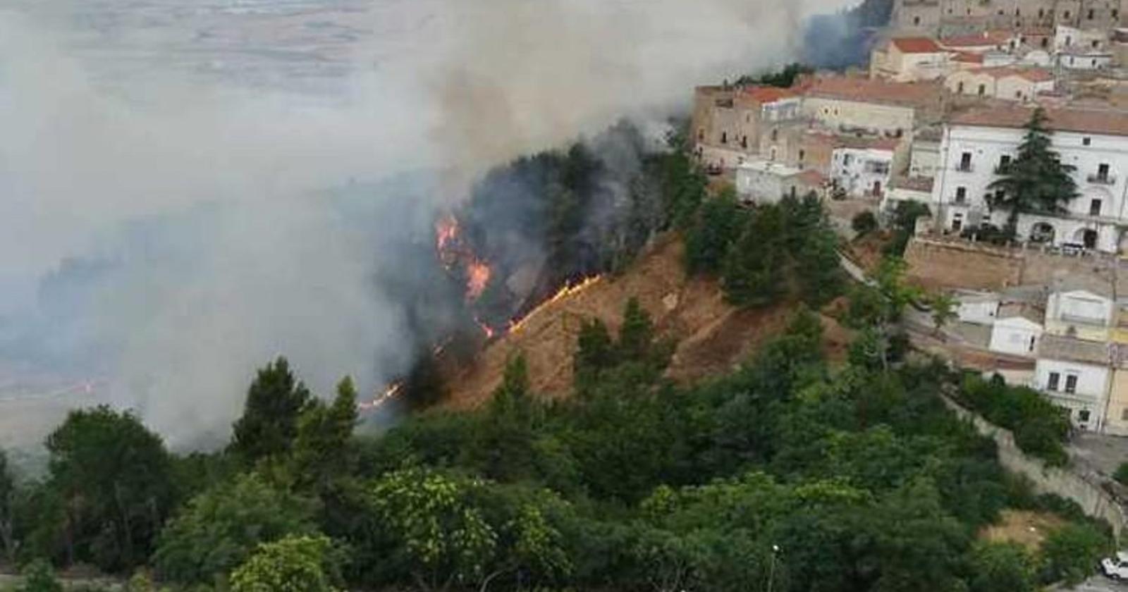 Arrestato 27enne per aver incendiato 40 ettari ad Ascoli Satriano