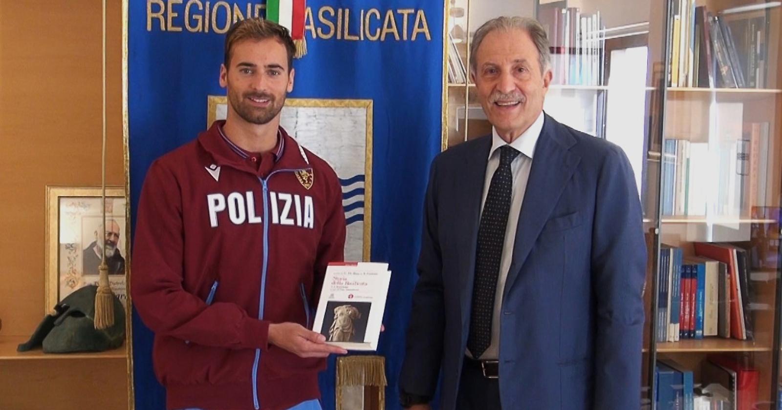 Bardi riceve il campione europeo Acerenza: "Grazie Domenico sei l'orgoglio di tutti i lucani"