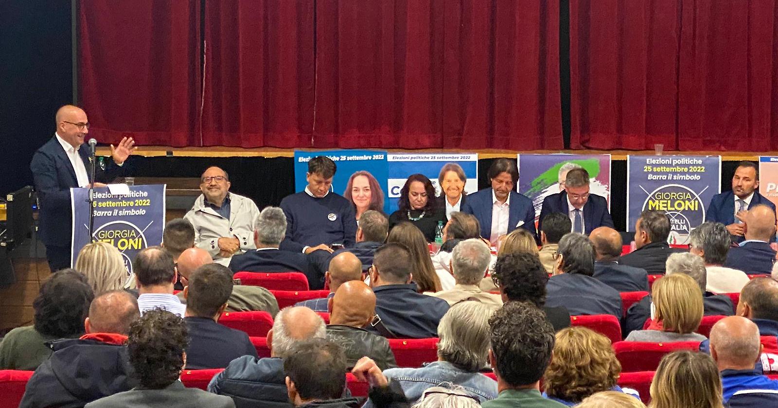 A Lagopesole i Fratelli d'Italia lucani chiudono a casa di Coviello la campagna elettorale