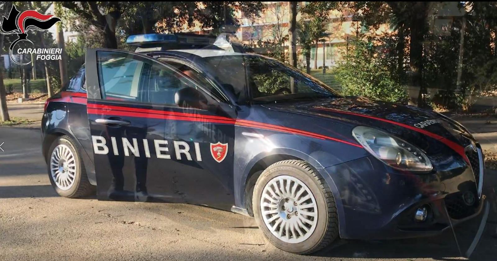 San Severo, vendono droga a un ragazzino e lo picchiano pure per farsi dare i soldi. Gi arresti da parte dei Carabinieri
