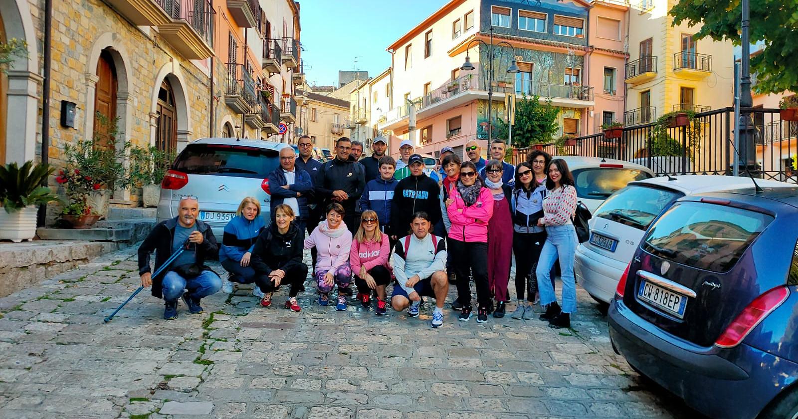 Giornata Nazionale del Camminare: il gruppo dei Camminatori Amatoriali Satrianesi in cammino