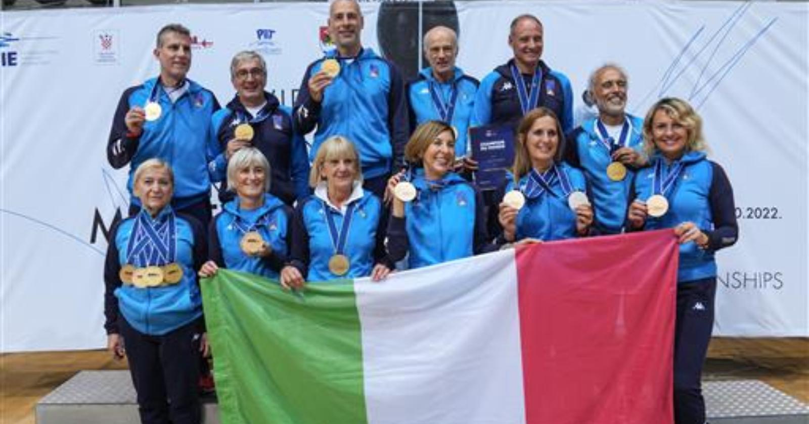 Gabriella Lo Muzio tiene alta la guardia della scherma di Foggia: sua una delle 17 medaglie  ai Campionati del Mondo Master di Zara